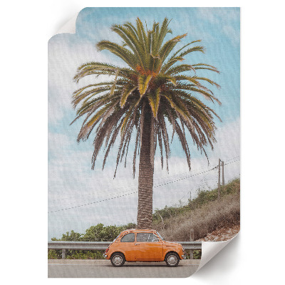 Wall art Retro palm tree