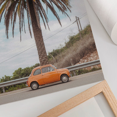 Wall art Retro palm tree