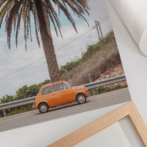 Wall art Retro palm tree