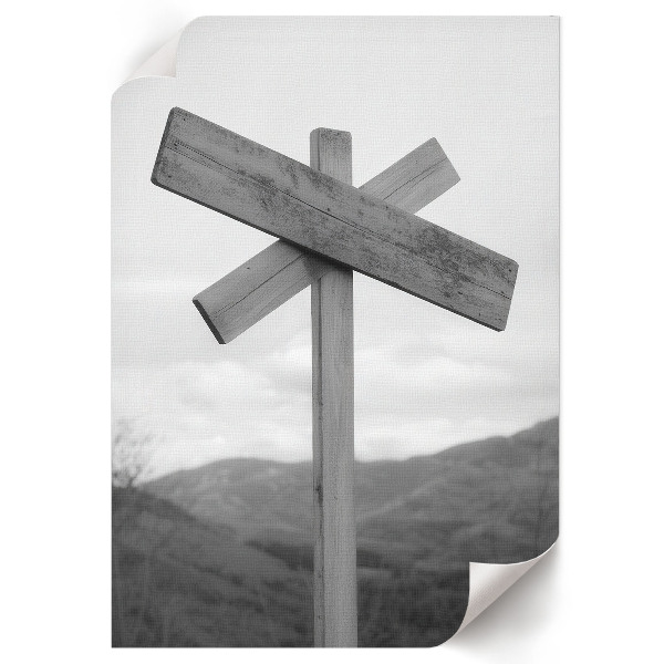 Decorative poster Mountain sign