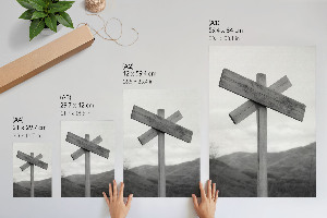 Decorative poster Mountain sign