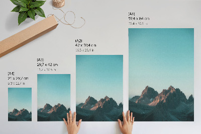 Wall art Mountain landscape