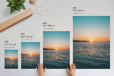 Wall print Sunset