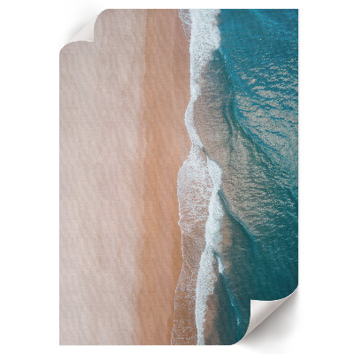 Wall print Waves on the beach