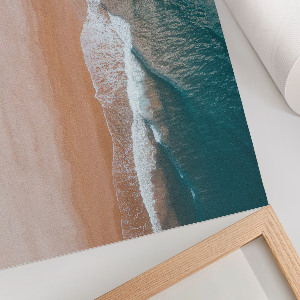 Wall print Waves on the beach