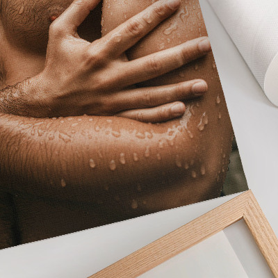 Decorative poster Male body