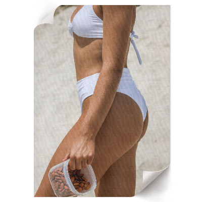 Poster Woman on the beach