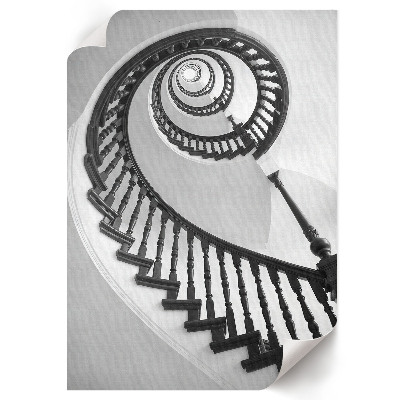 Art print Spiral staircase
