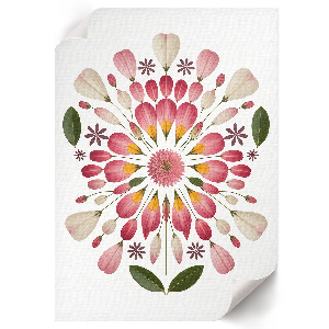 Wall art Floral pattern