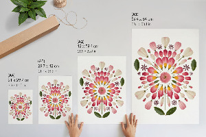 Wall art Floral pattern