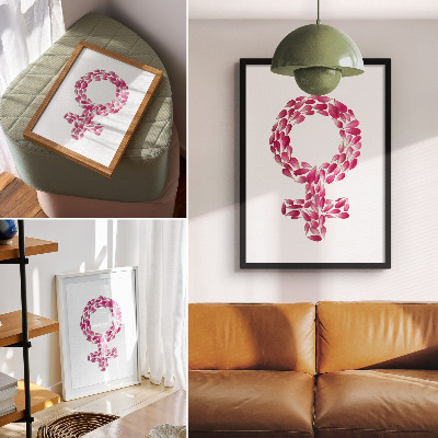 Art print Floral femininity