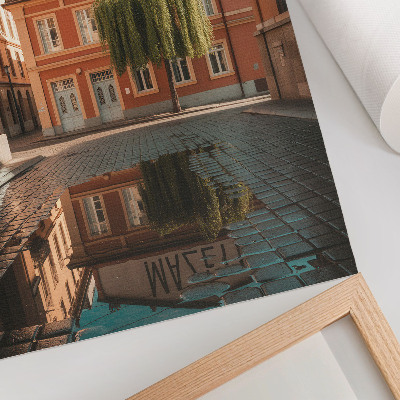 Wall print Sunny city