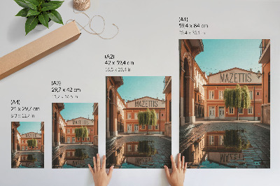 Wall print Sunny city