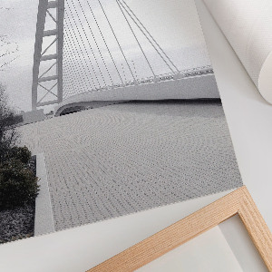 Art print Gray Bridge