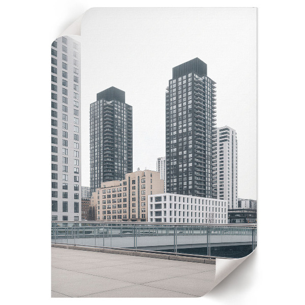 Modern city poster