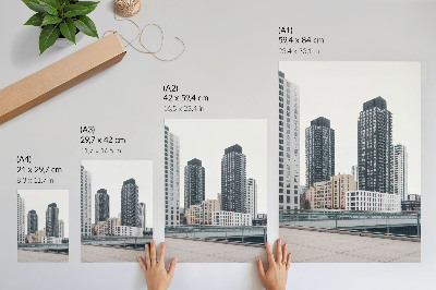 Poster Modern city