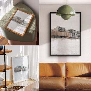 Wall art Winter landscape