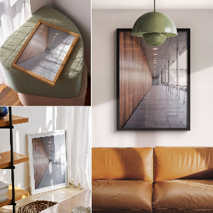 Modern space wall print