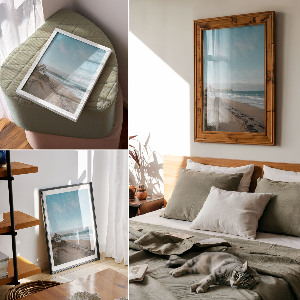 Art print Seaside tranquility