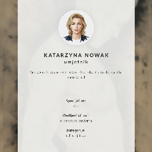 Poster Portrait of a man