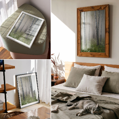 Wall print Birch forest