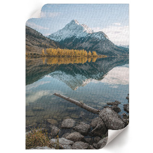 Art print of a mountain landscape