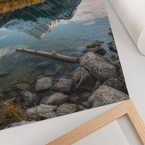Art print of a mountain landscape