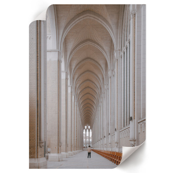 Decorative poster of monumental architecture