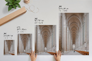 Decorative poster of monumental architecture