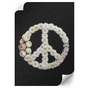 Wall art featuring floral motif for a room