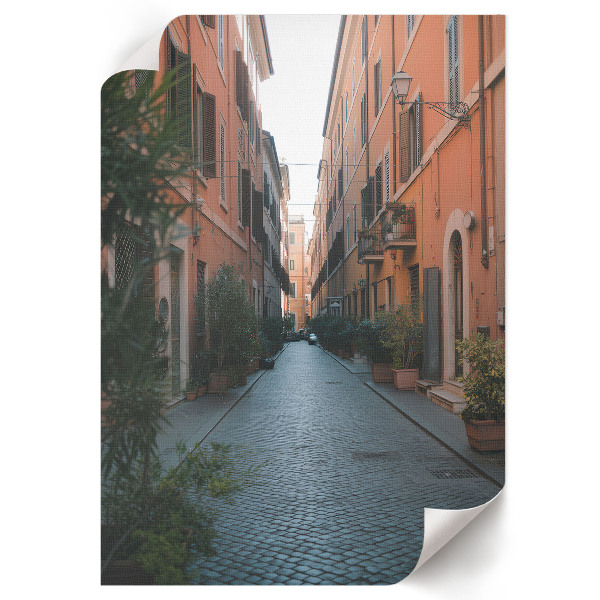 Wall print depicting an urban scene