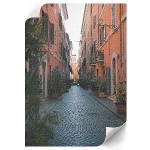 Wall print depicting an urban scene