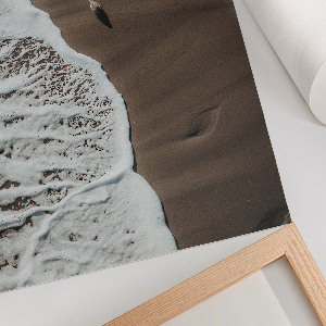 Poster featuring a beach nature scene
