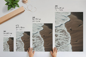 Poster featuring a beach nature scene