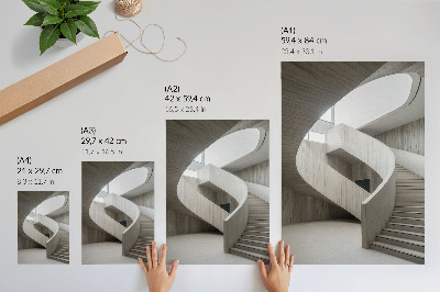 Wall art Twisted stairs