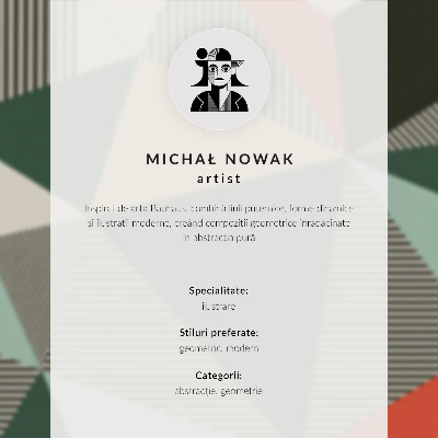 Wall art Geometric patterns