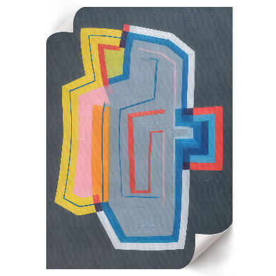 Art print Colorful forms