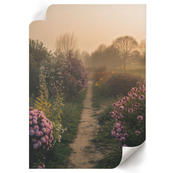Poster Blooming garden