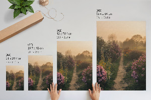 Poster Blooming garden