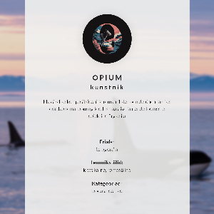 Poster Blooming garden