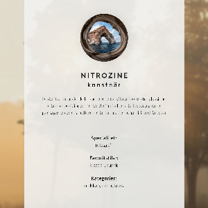 Wall art Fog and trees