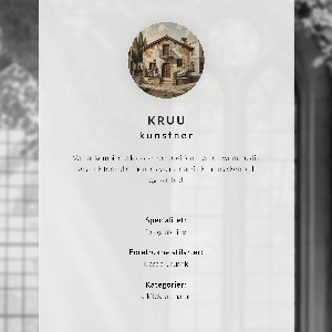 Wall print Autumn alley