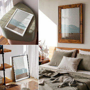 Art print of mountain views