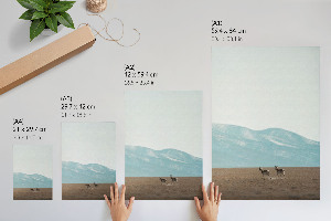 Art print of mountain views