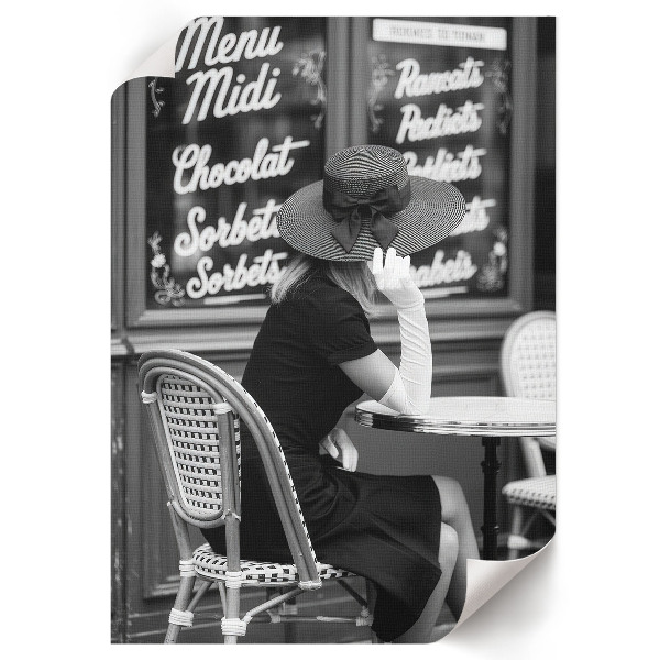 Wall art in a retro elegant style
