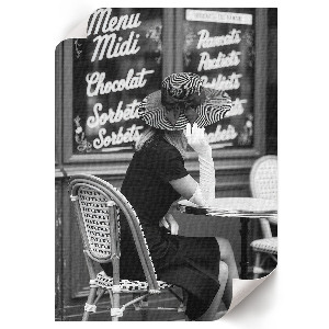 Wall art in a retro elegant style