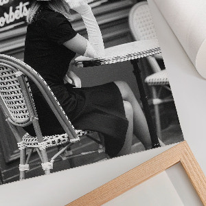 Wall art in a retro elegant style