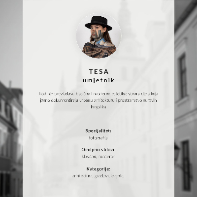 Wall print Urban scenery