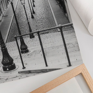 Wall print with urban scenery