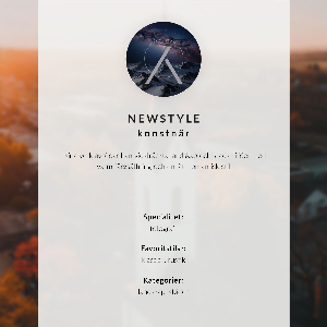 Art print Autumn church